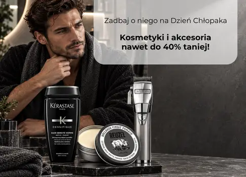 Zadbaj o niego na dzień chłopaka. Kosmetyki i akcesoria nawet 40 procent taniej